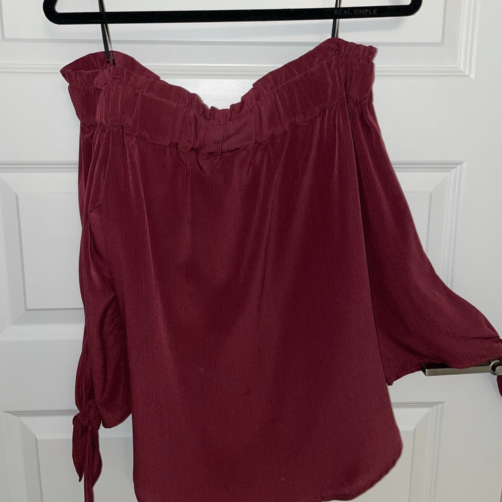 Off the shoulder blouse